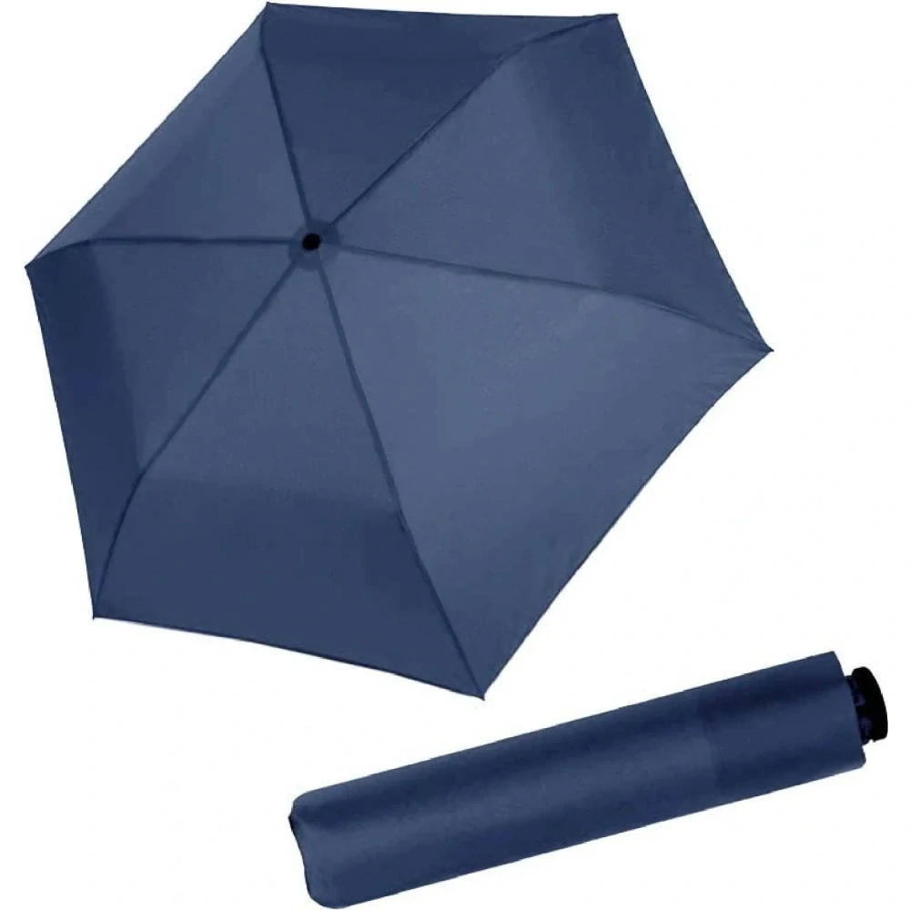 Zero 99 - detský/dámsky skladací dáždnik Doppler tmavomodrý 21cm 99g