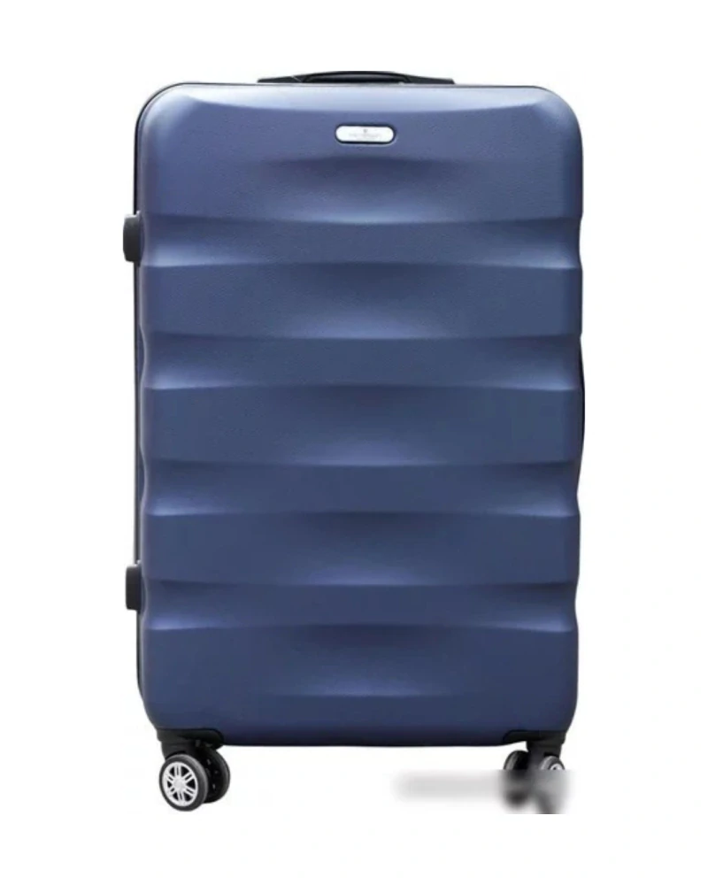 🧳 Malý tmavomodrý cestovný kufor Peterson z polykarbonátu ABS – veľkosť S 55×35×23 cm