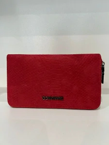 Dámska veľlá červená peňaženka Diana&Co Firenze s ramienkom na ruku 20x12x3