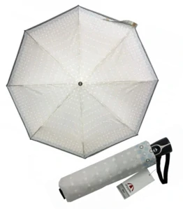 Fiber Magic Pearl dámsky plne automatický dáždnik Doppler vzorovaný 28cm