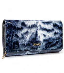 Dámska kožená vzorovaná lakovaná peňaženka Rovicky 19x11x4