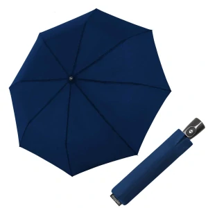 Magic Fiber UNI navy - modrý pánsky plne automatický dáždnik Doppler 27cm