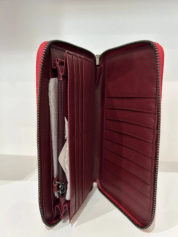 Dámska veľlá červená peňaženka Diana&Co Firenze s ramienkom na ruku 20x12x3