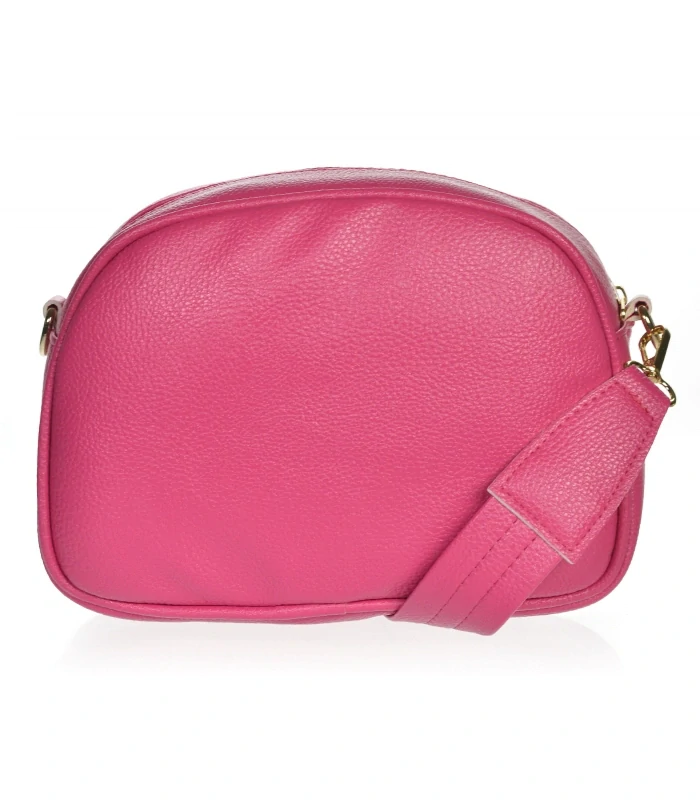 Ružová jednoduchá crossbody kabelka s remienkom Grosso 25x18x12