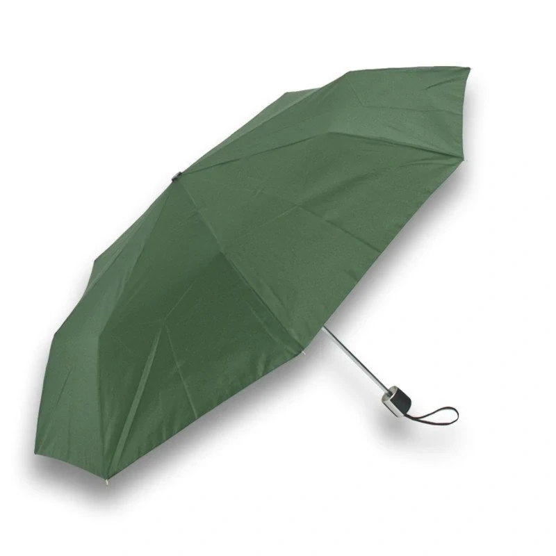 Dámsky tmavozelený skladací dáždnik Alu Light Uni Doppler 23cm