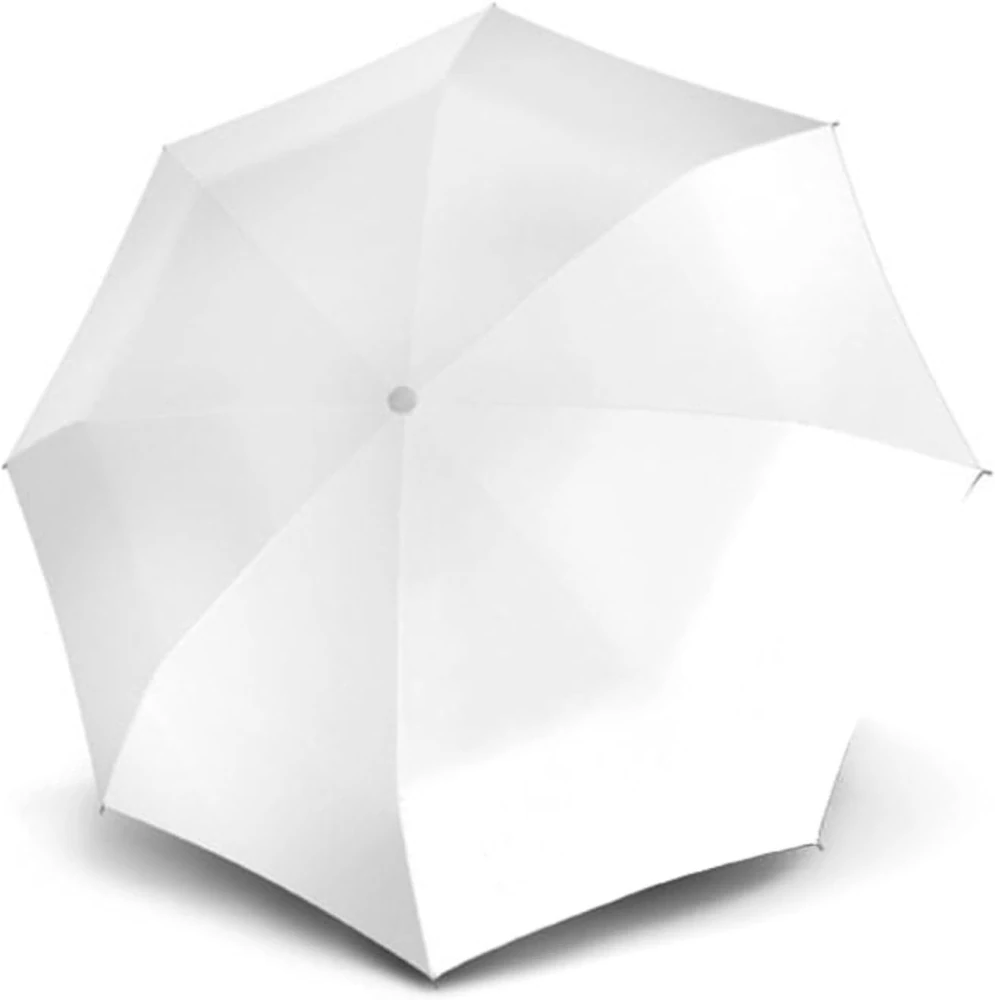 Biely dámsky skladací svadobný dáždnik Mini Wedding Alu Light Uni Doppler 23cm