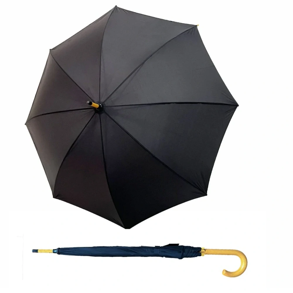 Bern elegantný čierny vystreľovací holový dáždnik Doppler 90/100 (Len v kamennej predajni)
