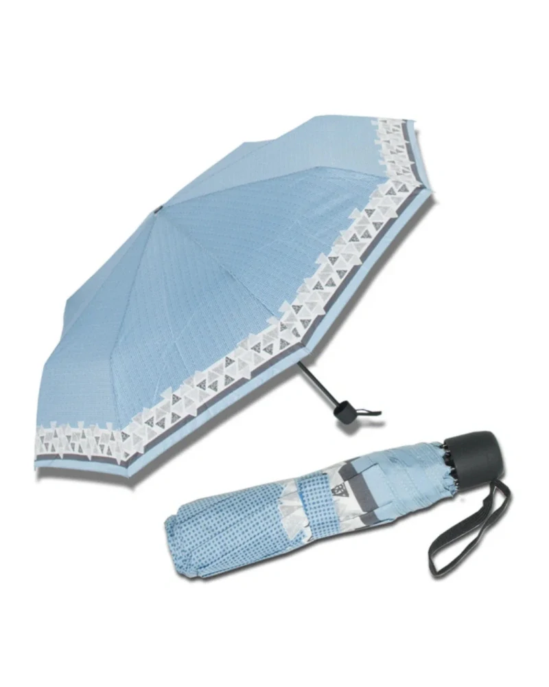 Hit Mini Sierra - modrý dámsky skladací dáždnik Derby 24/96 cm