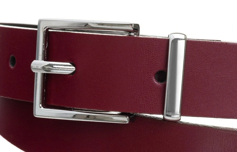 Elegantný dámsky kožený červený opasok Rovicky 2.5/32/105