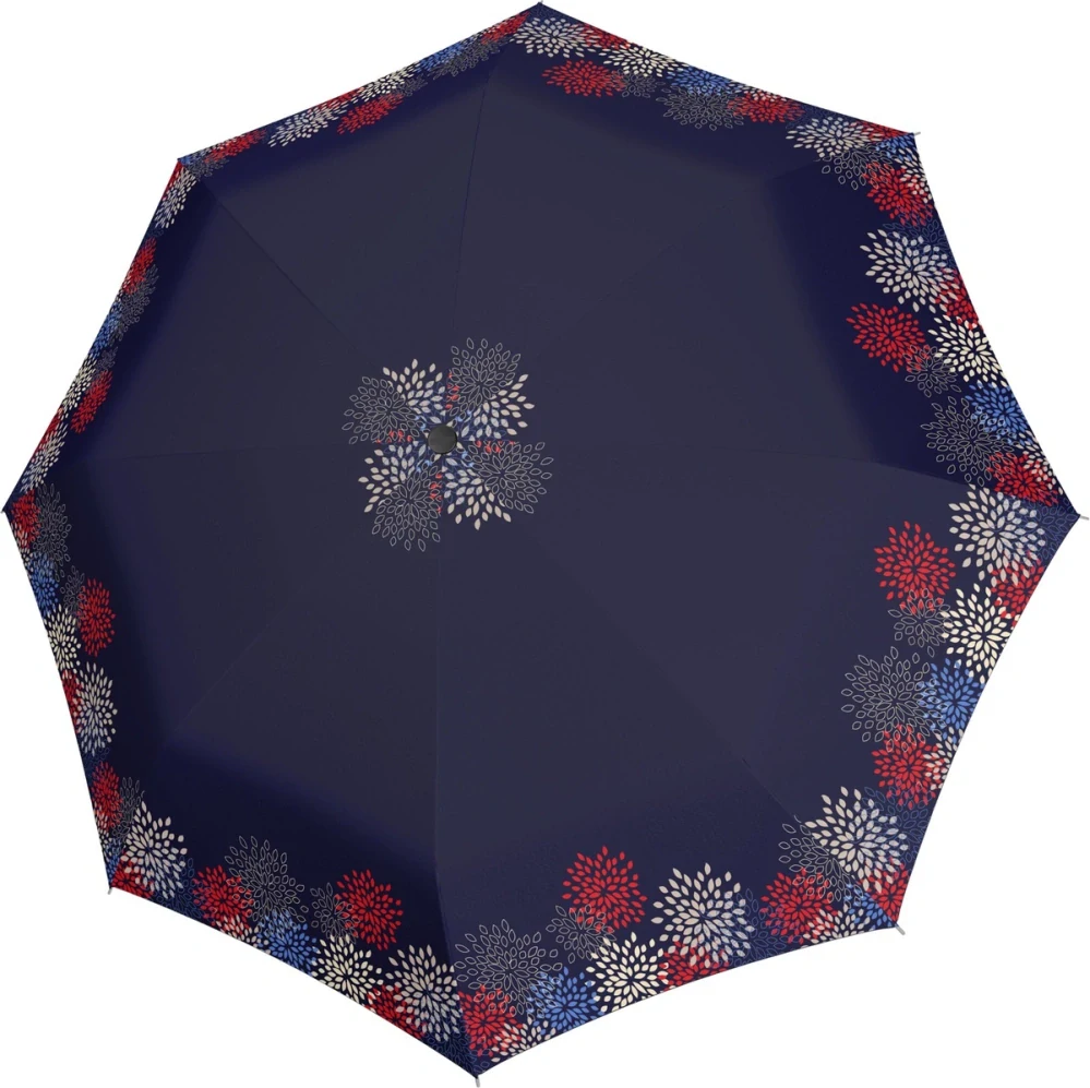 Fiber Magic STYLE - dámsky plne automatický dáždnik Doppler tmavomodrý 28cm