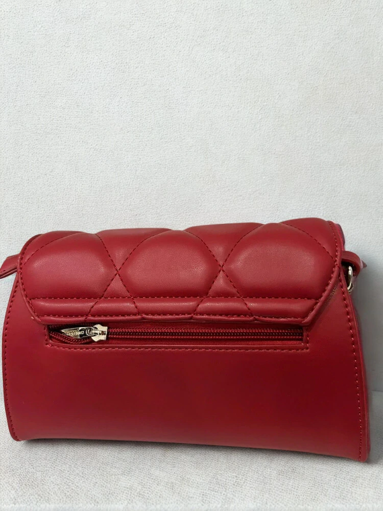 Červená crossbody kabelka David Jones 23x14x10