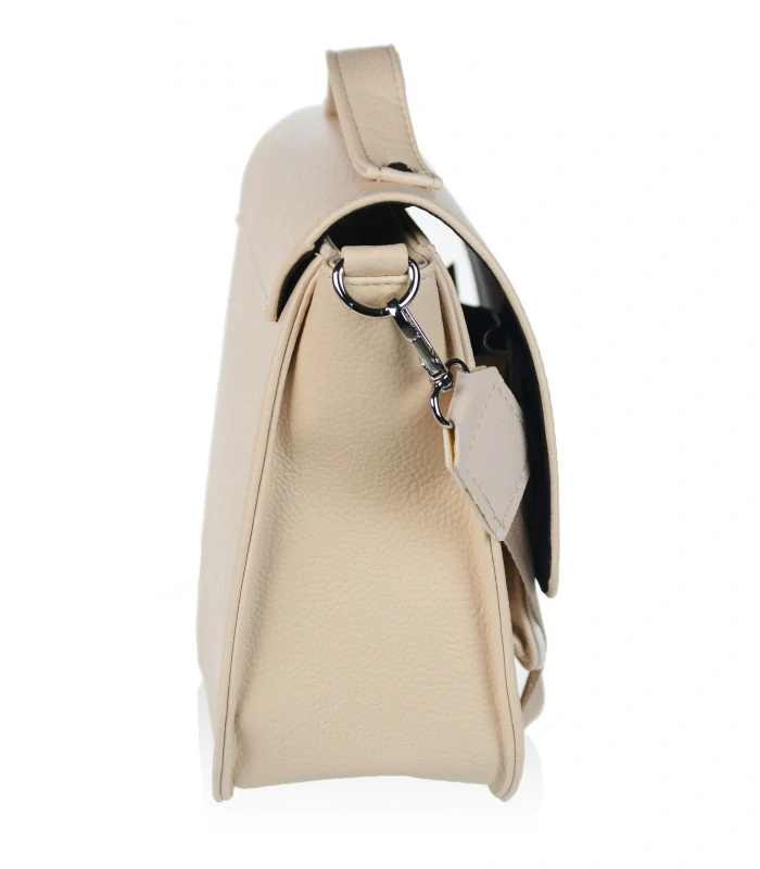 Béžová crossbody kabelka s rúčkou GROSSO 25x22x12