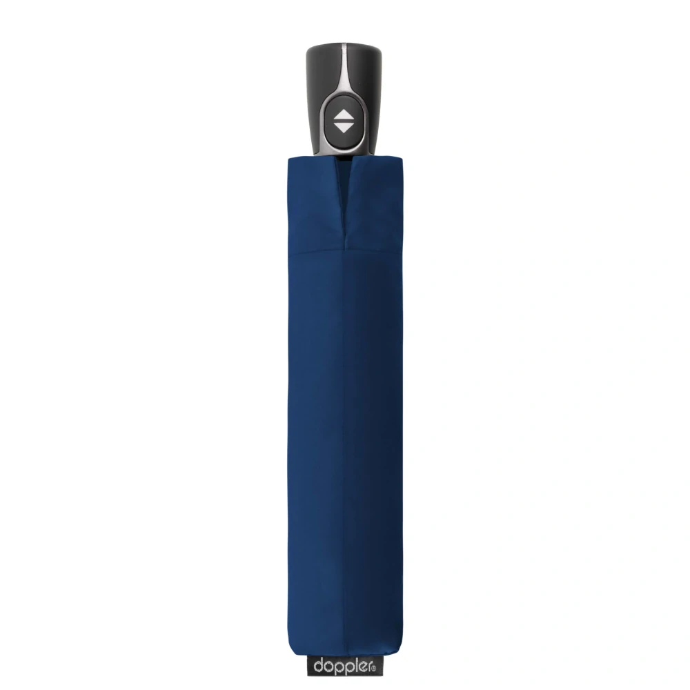 Magic Fiber UNI navy - modrý pánsky plne automatický dáždnik Doppler 27cm