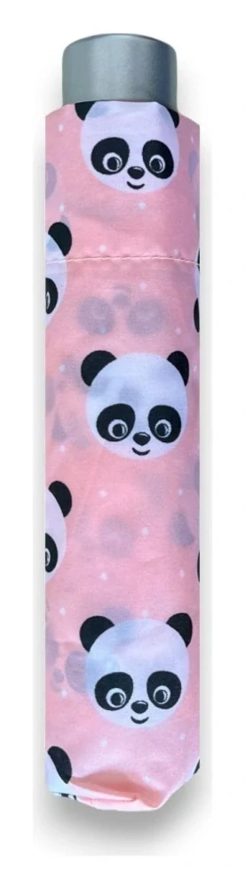 Mini Light Panda Kids - detský skladací dáždnik Doppler 23cm