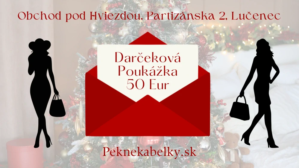 Elektronická darčeková poukážka na celý sortiment v hodnote 50 Eur