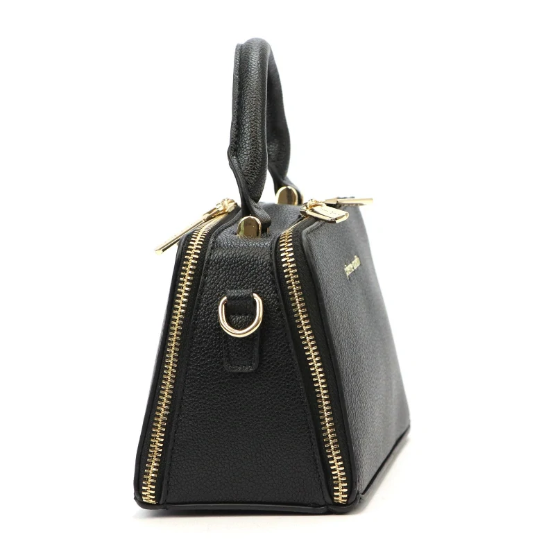 Malá čierna elegantná messenger kabelka Pierre Cardin 19x13x11