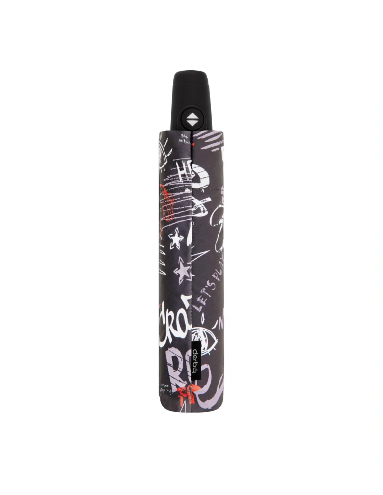 Hit Magic Printed Graffiti - dámsky plne automatický dáždnik Derby 28/93 cm