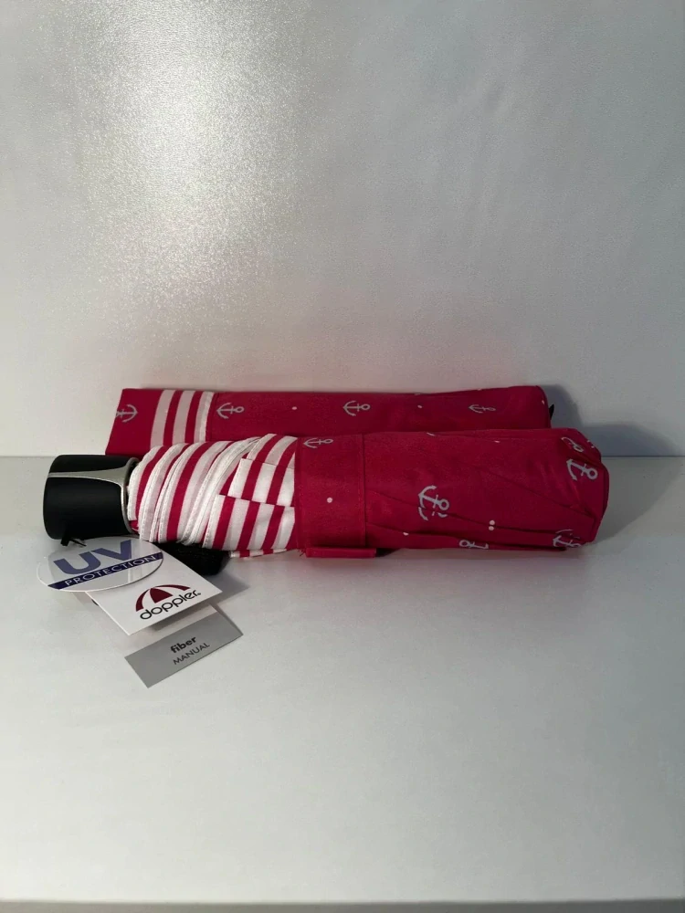 Fiber Mini Sailor - dámsky skladací dáždnik Doppler ružový 25cm