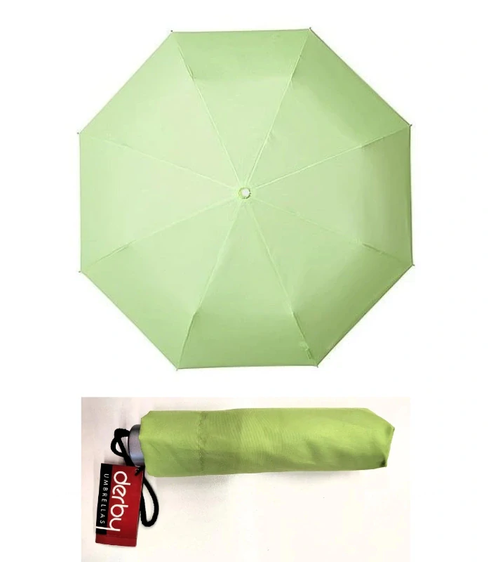 Svetlozelený dámsky skladací dáždnik Alu Light Uni Doppler 23cm