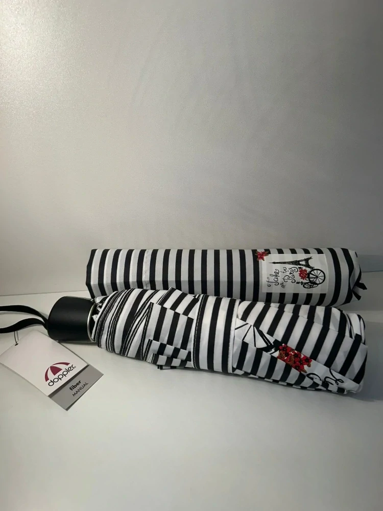 Mini Fiber Take me to Paris - dámsky skladací dáždnik Doppler Paríž 25cm