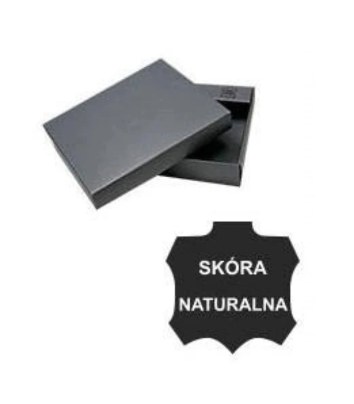 Pánska kožená šedá peňaženka s ochranou osobných údajov na výšku Grosso 13x10x2.5