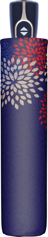 Fiber Magic STYLE - dámsky plne automatický dáždnik Doppler tmavomodrý 28cm