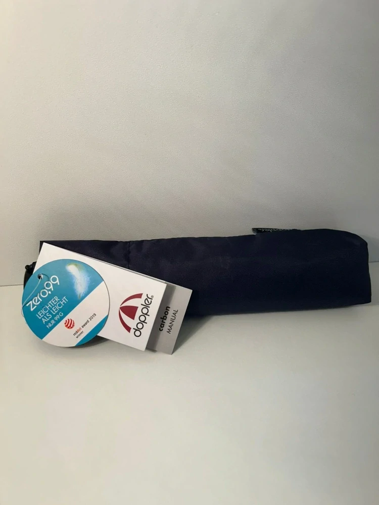 Zero 99 - detský/dámsky skladací dáždnik Doppler tmavomodrý 21cm 99g