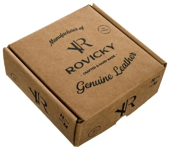Dámsky hnedý kožený opasok Rovicky 4/32/105 z pravej kože.