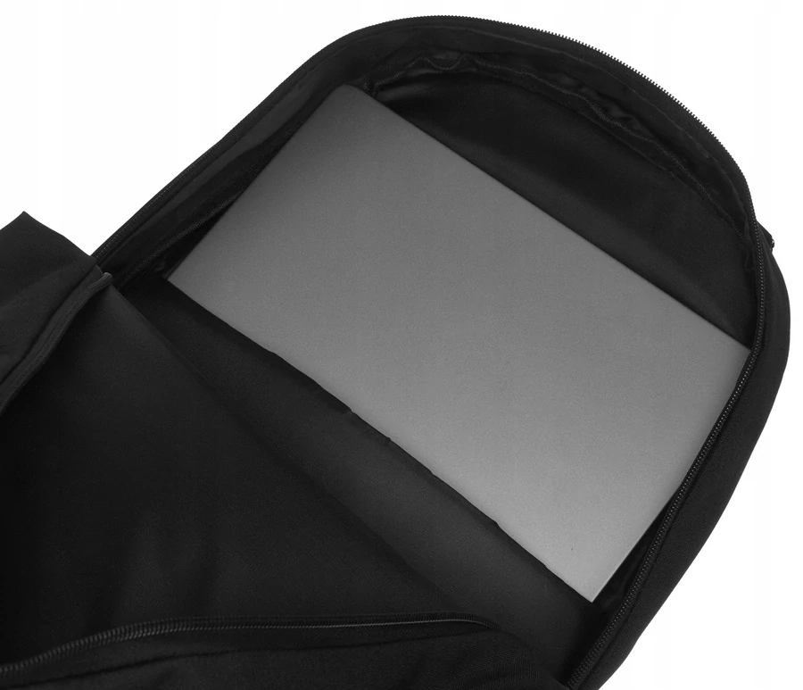 🎒 Veľký čierny pánsky batoh na notebook Peterson 44x28x13 cm