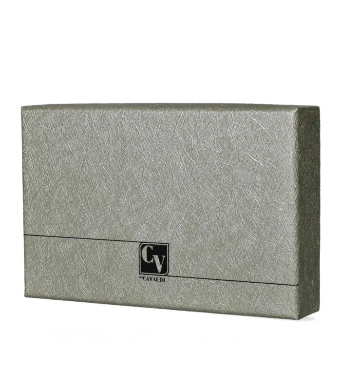 Dámska čierna lakovaná elegantná peňaženka Cavaldi 19x10x3