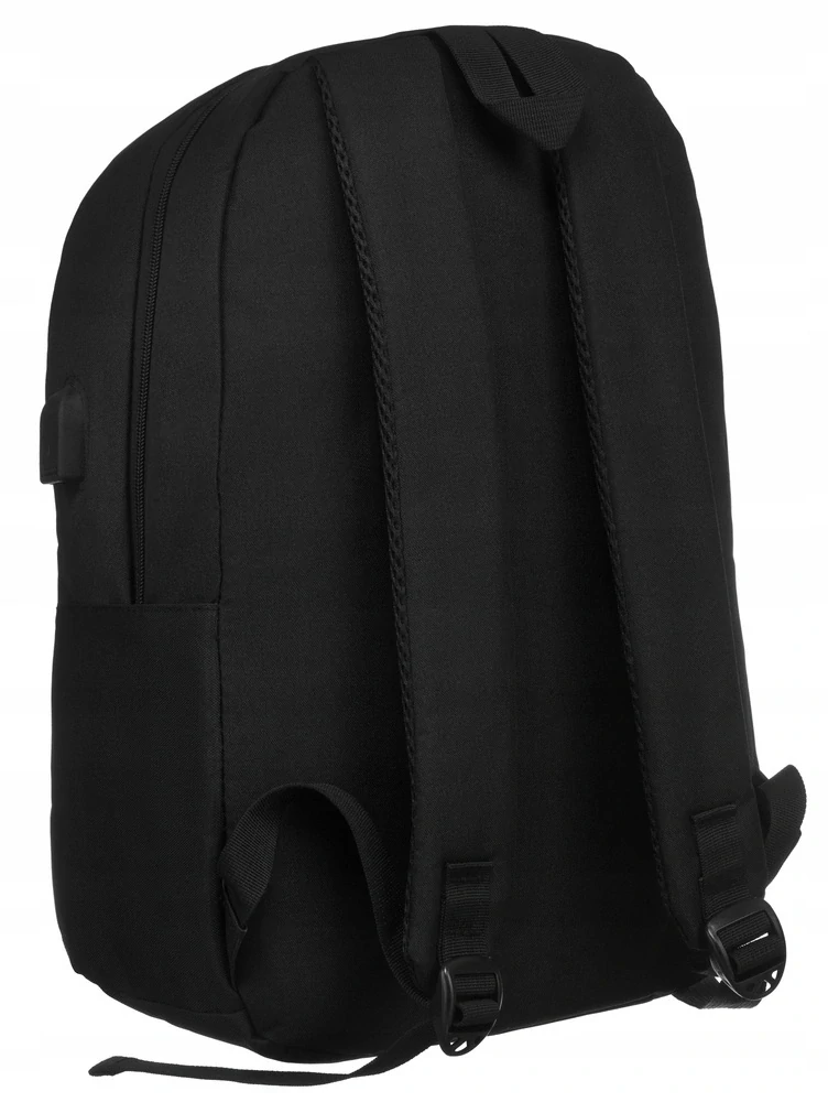 🎒 Veľký čierny pánsky batoh na notebook Peterson 44x28x13 cm