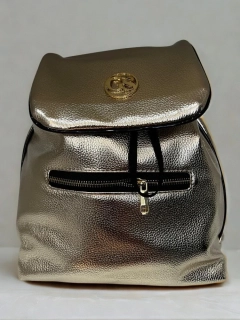 Zlatý batoh GROSSO s malou kapsičkou so zipsom 29x25x15