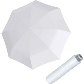 Biely dámsky skladací svadobný dáždnik Mini Wedding Alu Light Uni Doppler 23cm