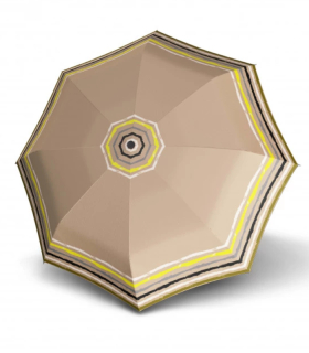 Fiber Magic Raja dámsky plne automatický dáždnik Doppler béžový 28cm