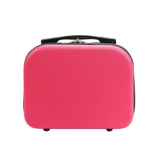 🧳 Malý ružový kozmetický kufrík s držiakom na kufor Gregorio 30x27x15 cm