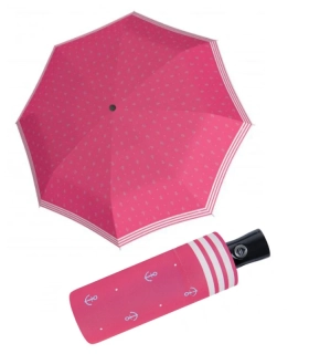 Dámsky plne automatický dáždnik Fiber Magic XS Sailor Doppler ružový 21cm