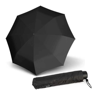 Čierny pánsky skladací dáždnik Hit Mini Black Derby 24cm