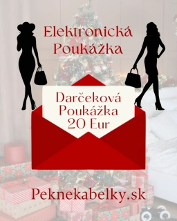 Elektronická darčeková poukážka na celý sortiment v hodnote 20 Eur