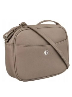 Hnedá kožená crossbody messenger kabelka z prírodnej kože Rovicky 22x16x6