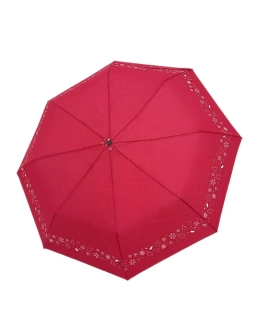 Mini Xmas Red - dámsky červený skladací dáždnik Derby 24/90 cm