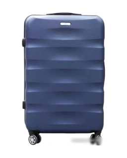 🧳 Malý tmavomodrý cestovný kufor Peterson z polykarbonátu ABS – veľkosť S 55×35×23 cm